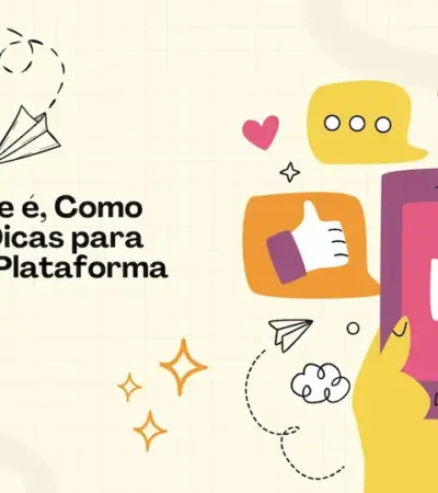 Cream and Colorful Illustration Social Media Marketing Presentation