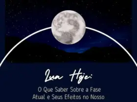 Post Frase sobre a Lua Animado Azul Escuro