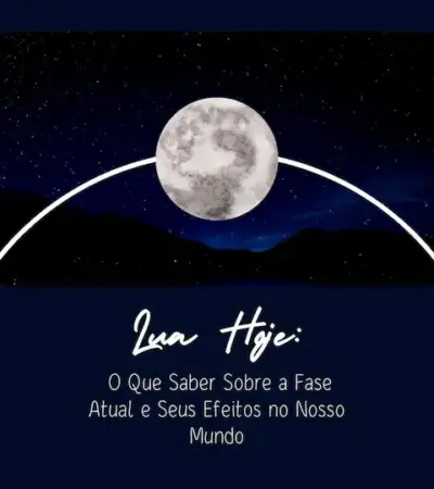 Post Frase sobre a Lua Animado Azul Escuro