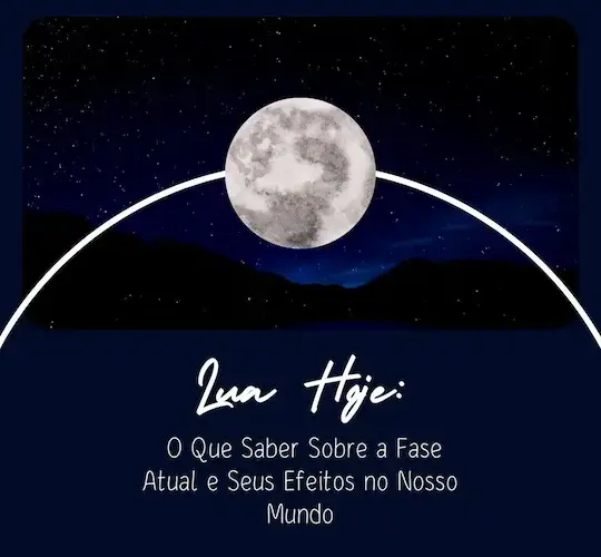 Post Frase sobre a Lua Animado Azul Escuro