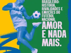Post para Instagram jogo de futebol Brasil Campeonato moderno urbano verde amarelo e azul