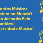 Apresentacao com Diretrizes a Amarelo e Azul com Notas de Musica