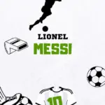 Convite aniversario futebol ilustracao moderno verde branco