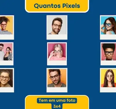 Montagem de Fotos para loja de oculos azul e amarelo simples